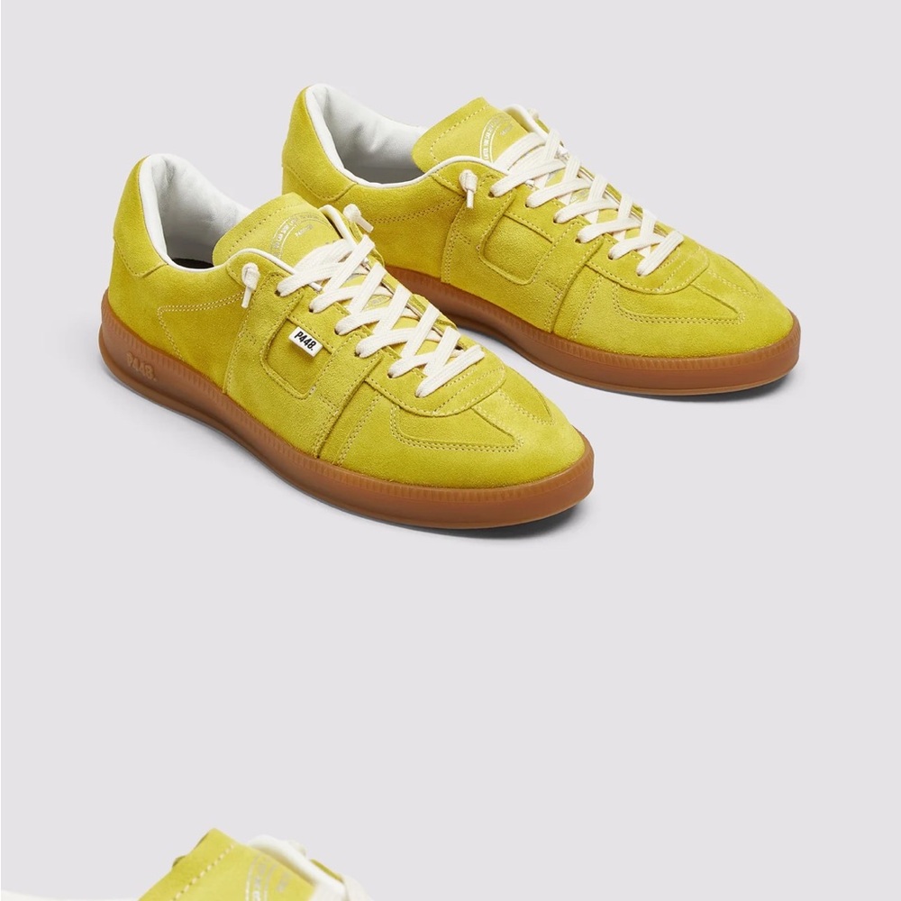 P448 unisex monza sneaker in yellow sun - Picture 3 of 10